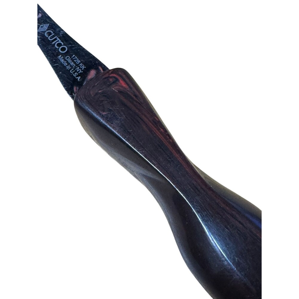 CUTCO 1726 KK Turning Fork Olean NY USA Classic Handle Dark Brown - Picture 6 of 14